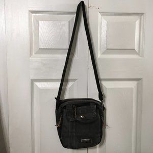 Harwish Unisex Canvas Gray Shoulder Bag
